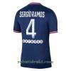 Paris Saint-Germain Sergio Ramos 4 Hjemme 2021-22 - Herre Fotballdrakt